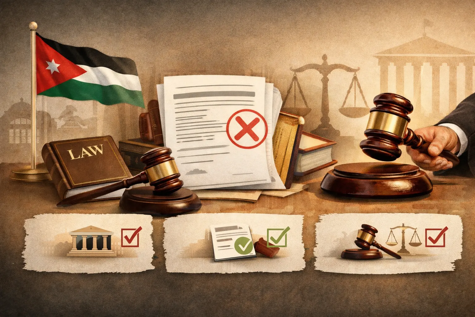 تنفيذ الأحكام الأجنبية في الأردن — لماذا لا يُنفّذ الحكم الأجنبي تلقائياً