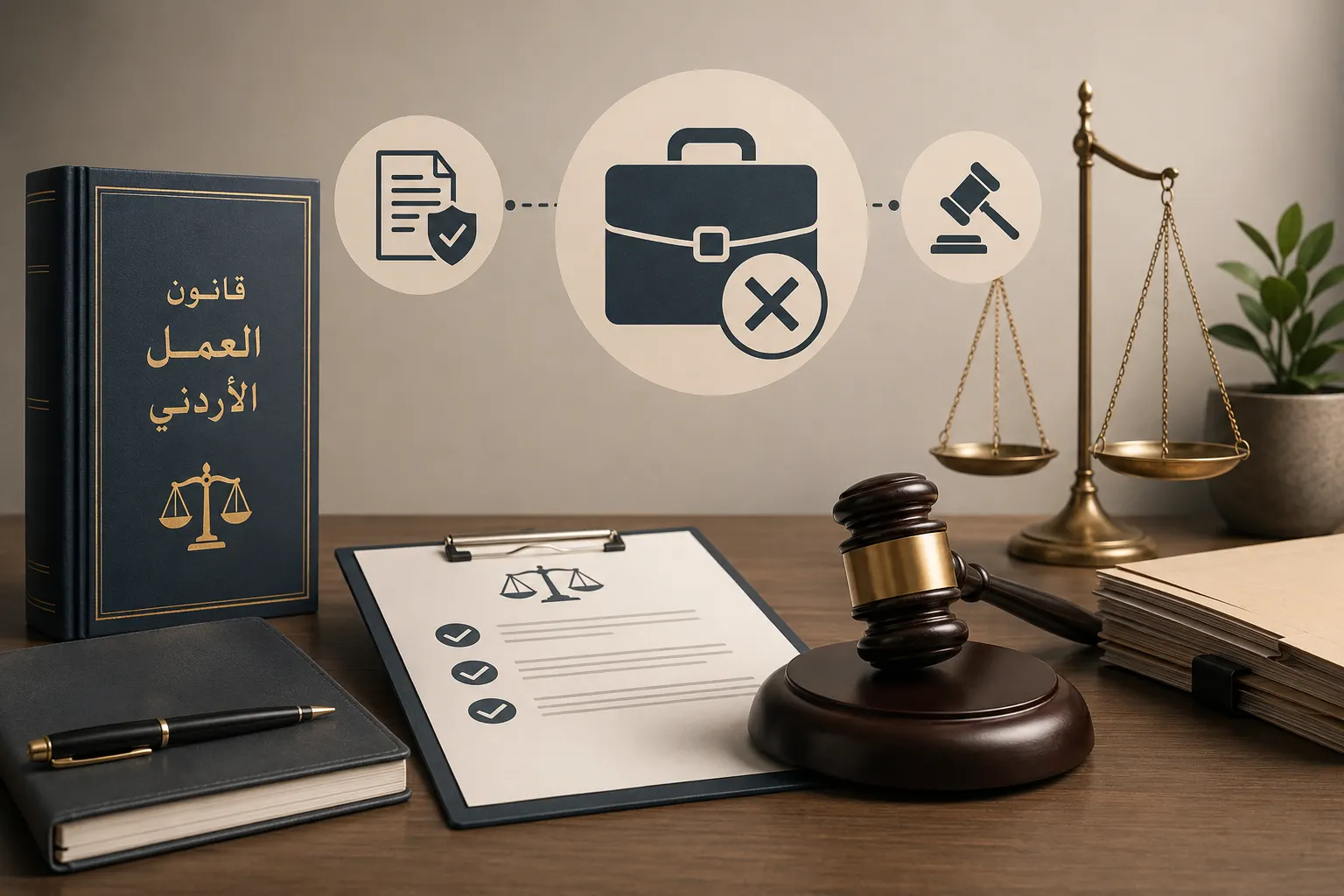 الفصل التعسفي في قانون العمل الأردني: متى يكون ومتى يُعوَّض