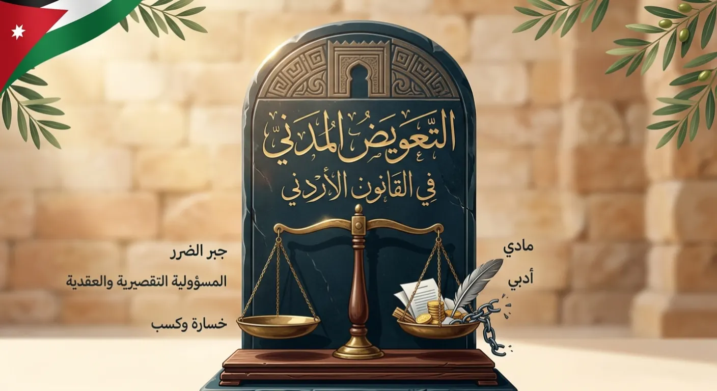 التعويض المدني حسب القانون الأردني
