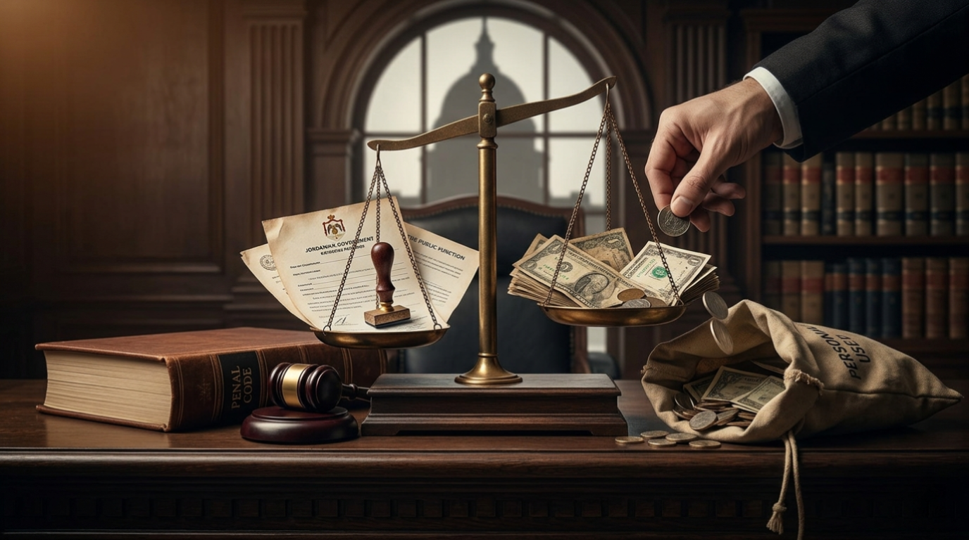 جريمة الأختلاس وفقا لقانون العقوبات الأردني